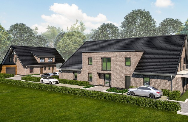 Heideweg Neubau Mehrfamilienhaus Bauunternehmen